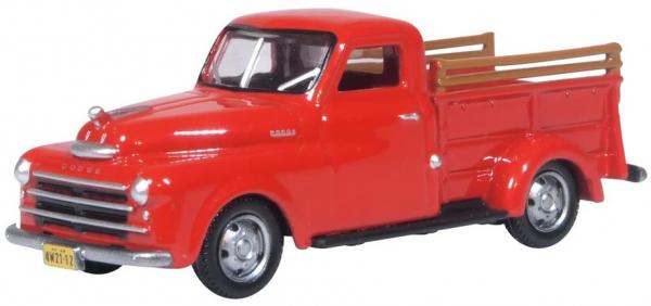 OXFORD 1/87 DODGE B-1B PICK UP 48 RED