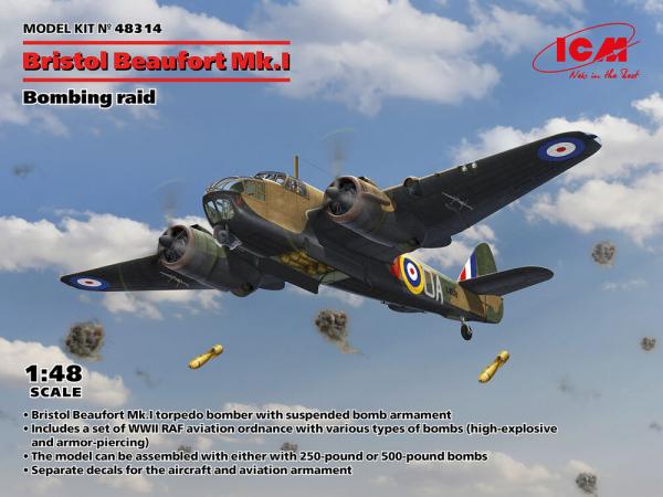 ICM 1/48 BRISTOL BEAUFORT MK1