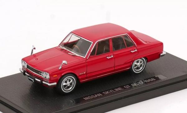 EBBRO 1/43 1968 SKYLINE GT GC 10 RED