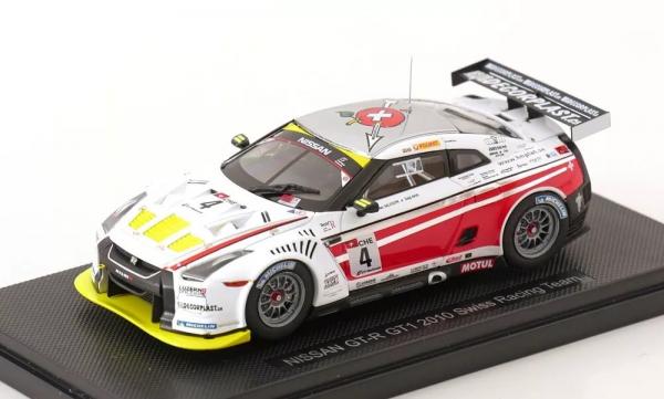 EBBRO 1/43 2010 NISSA GT-R #4 RED/WHT