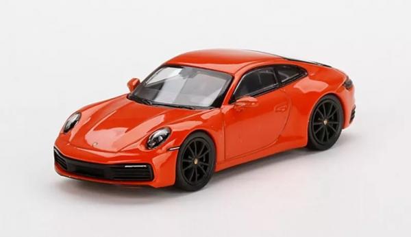 MINI GT 1/64 PORSCHE 911 4S ORANGE