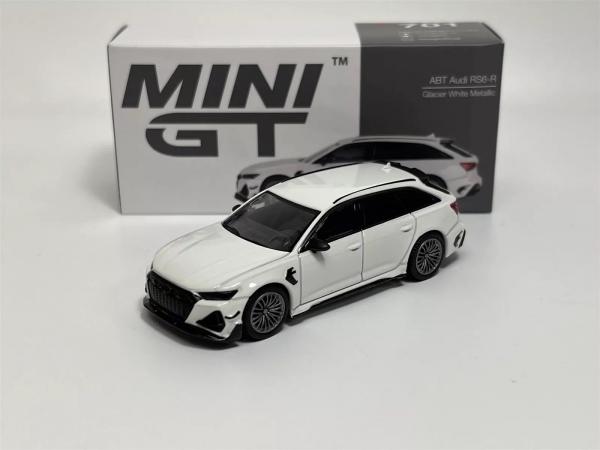 MINI GT 1/64 AUDI RS-6 ABT GLACIER WHITE