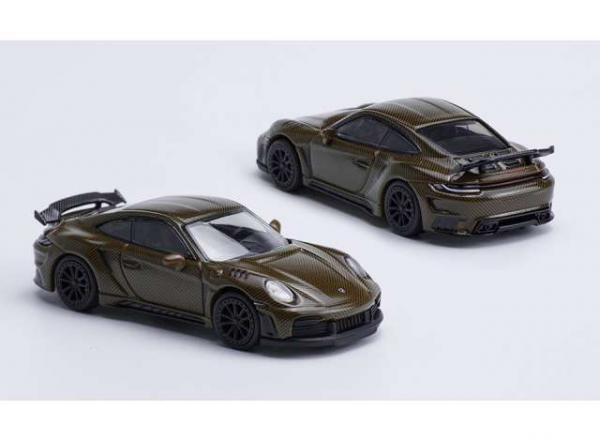 POP RACE 1/64 STINGER 992 GTR BROWN