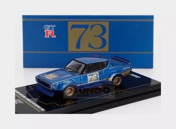 INNO 1/64 SKYLINE 2000 GT-R BLUE KPGC110