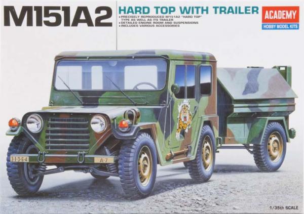 ACADEMY M151A2 WITH TRAILER