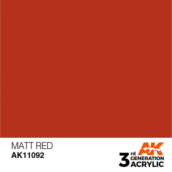 AK 3RD GEN MATT RED PAINT 17ML