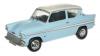 CARARAMA FORD ANGLIA 105E BLUE/WHT 1/43