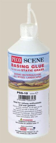 PECO STATIC GRASS BASING GLUE 500G