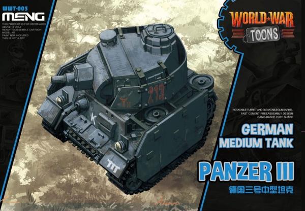 meng model - germanpanzer iii world war toon