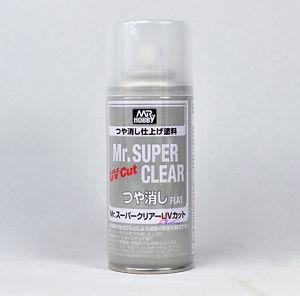 MR SUPER CLEAR FLAT SPRAY 170ML, MR HOBBY, PAINTS / ADHESIVES, Catalogue