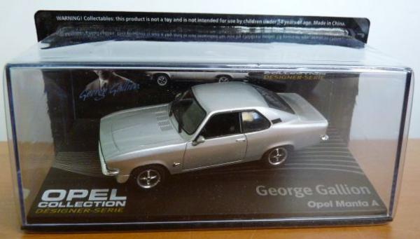 OPEL MANTA A SILVER 1/43