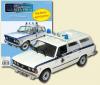 FIAT 125P SANITARKA WHT/BLU 1/43