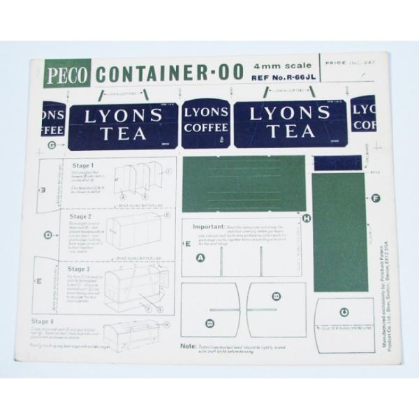 PECO OO LYONS CONTAINER KIT