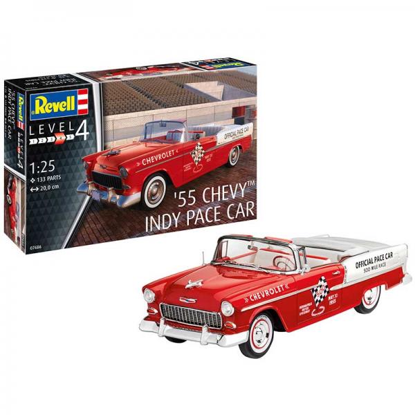 REVELL \'55 CHEVY INDY PACE CAR  1/25