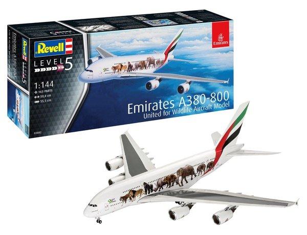 REVELL 1/144 AIRBUS A380-800 EMIRATES