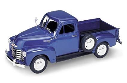 WELLY CHEVROLET 3100 PICK UP BLUE 1/24