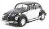 CARARAMA VW BEETLE BLK/WHT 1/43