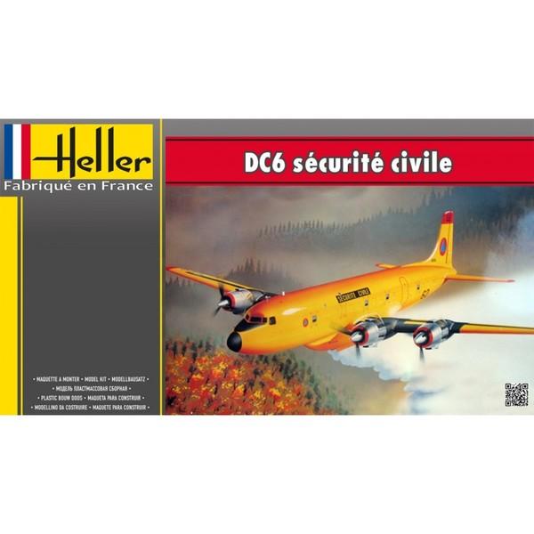 HELLER 1/72 DC-6 \'SECURITE CIVILE\'