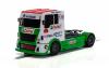 SCALEXTRIC RACING TRUCK RED/GRN/WHT