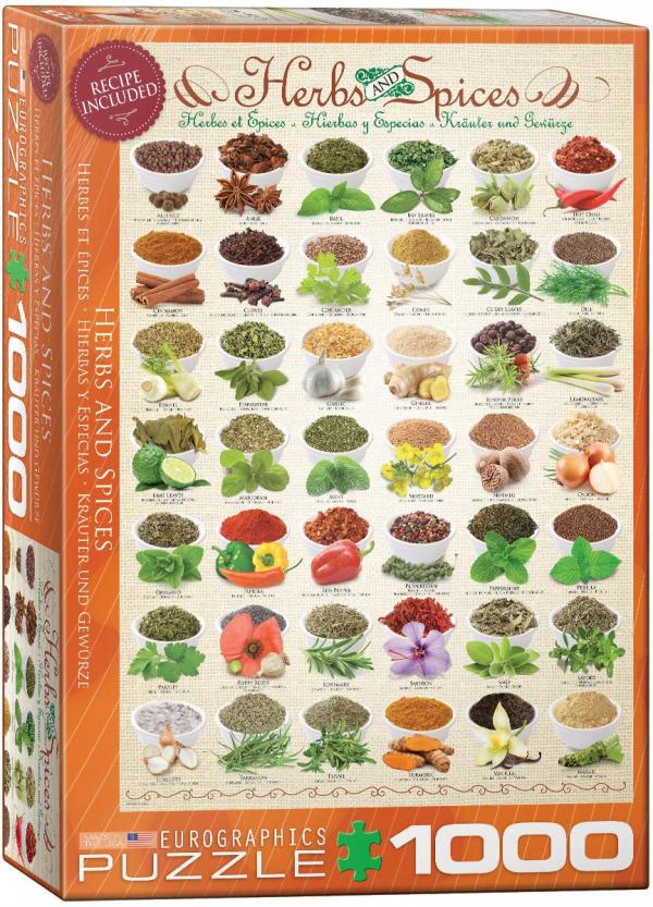 EUROGRAPHICS HERBS & SPICES 1000 PCE