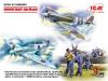ICM 1/48 WWII RAF AIRFIELD SPITS + CREW