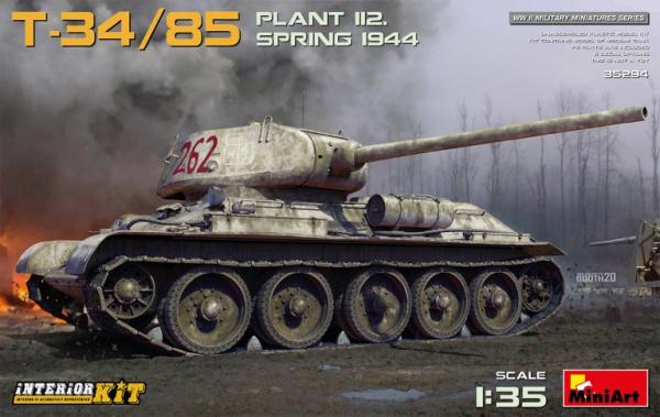 MINIART 1/35 T-34/85 PLANT 112 W/INTERIO