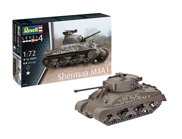 REVELL SHERMAN M4A1 1/72