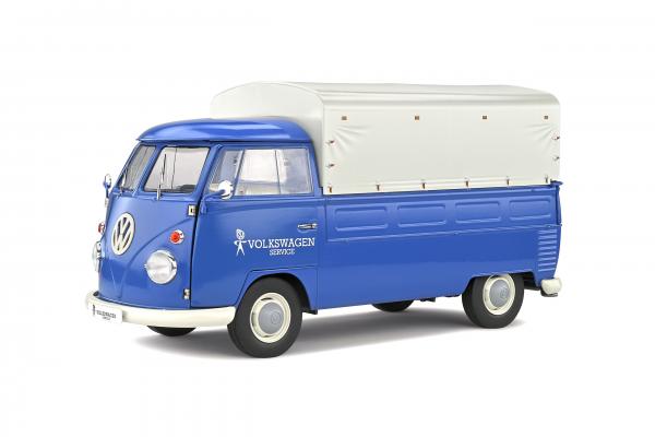 SOLIDO \'50 VW T1 PICK UP BLUE 1/18