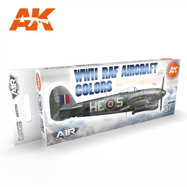AK WWII RAF AIRCRAFT COLOUR SET 3G