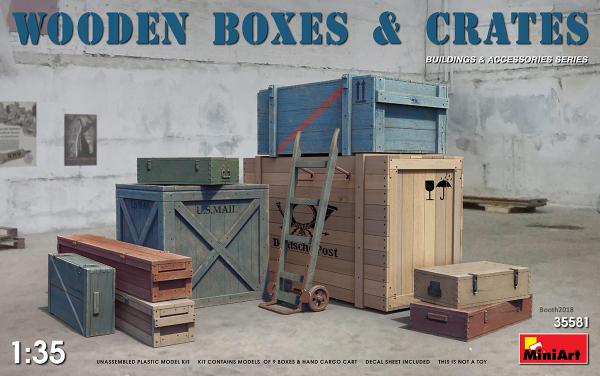 MINIART 1/35 WOODEN BOXES + CRATES