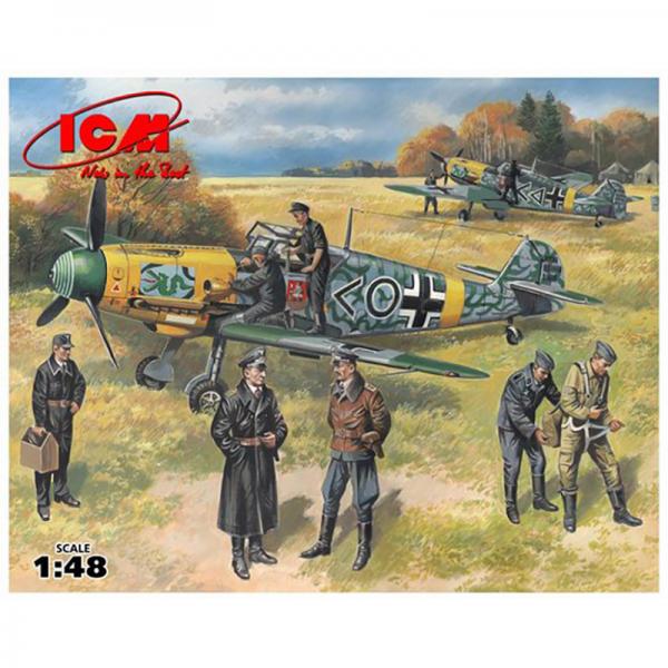ICM 1/48 BF109F-2 W/GERMAN PILOTS