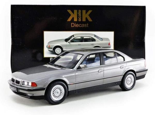 KK DIECAST \'94 BMW 740i E38 SILVER 1/18