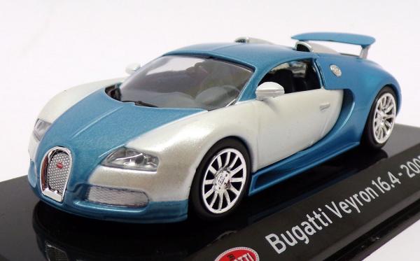 BUGATTI VEYRON 1/43 BLUE/WHITE 1/43