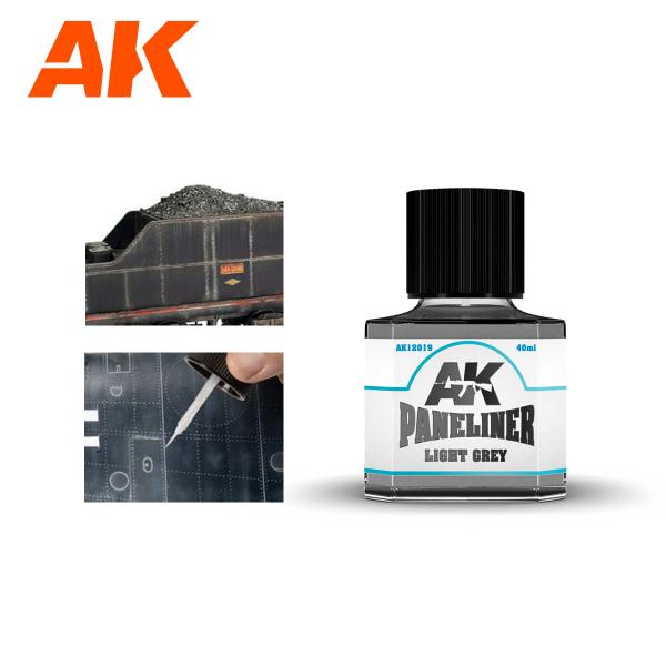 AK LIGHT GREY PANEL LINER 40ML