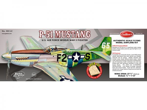 GUILLOW P-51 MUSTANG KIT