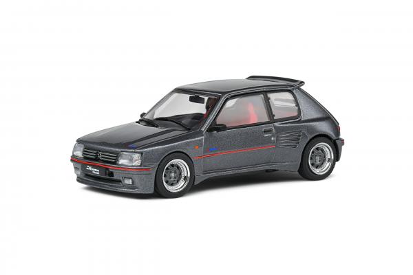 SOLIDO 1/43 PEUGEOT 205 DIMMA GREY \'89