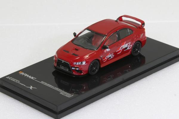 T64 1/64 MITSUBISHI EVO X RALLIART RED