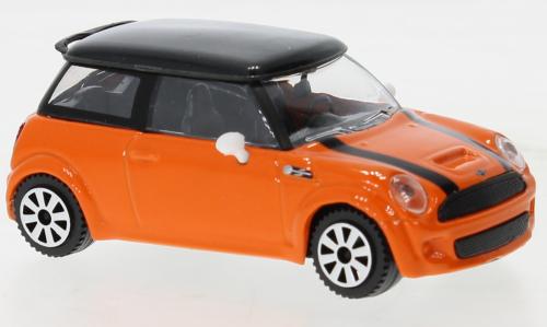 BBURAGO 1/43 MINI COOPER S ORA/BLACK