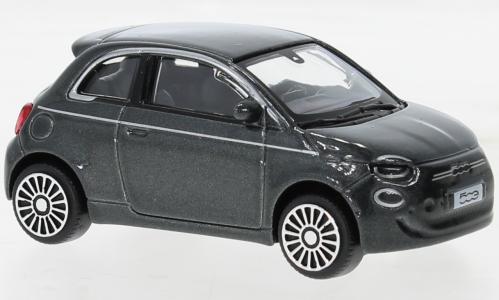 BBURAGO 1/43 FIAT 500E METALLIC-GREY