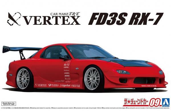 AOSHIMA 1/24 NISSAN VERTEX FD3S RX-7