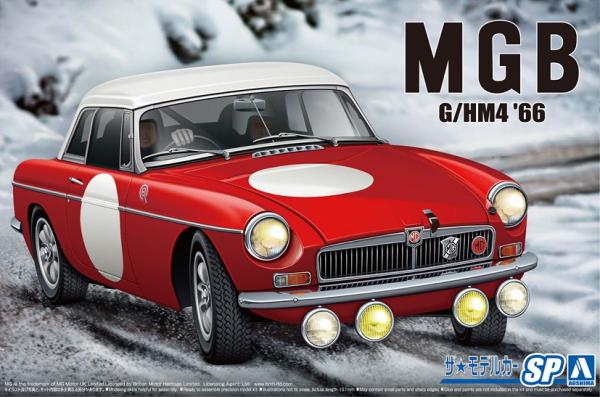 AOSHIMA 1/24 MGB RALLY VERSION 1966