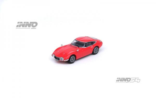 INNO 1/64 TOYOTA 2000GT SOLAR RED