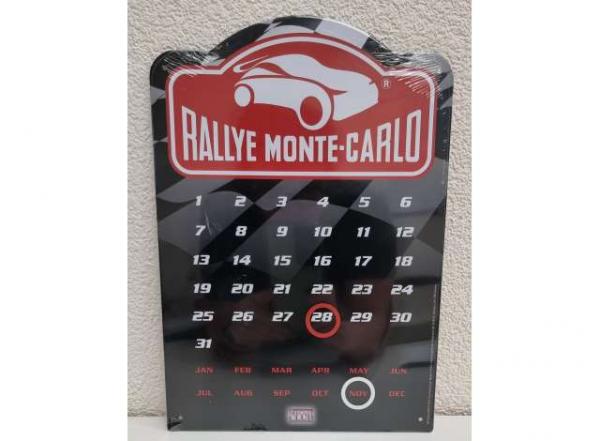 RALLY MONTE CARLO METAL CALENDAR