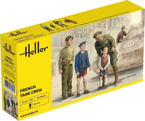 HELLER 1/35 FRENCH TANK CREW