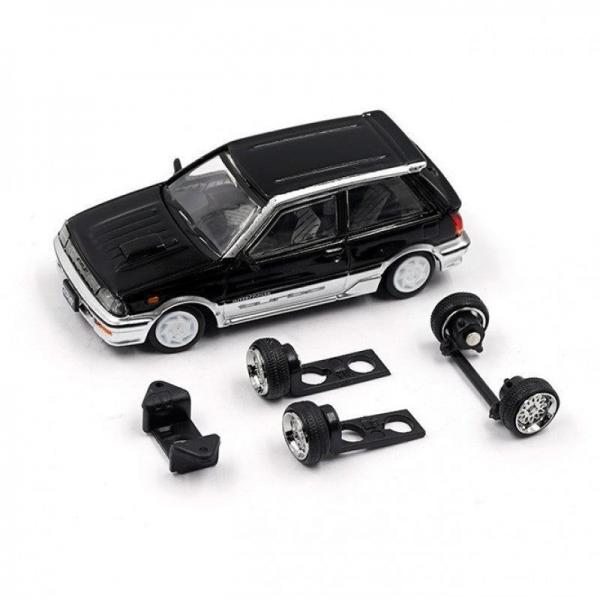 BM 1/64 TOYOTA STARLET \'88 EP71 BLK/SIL