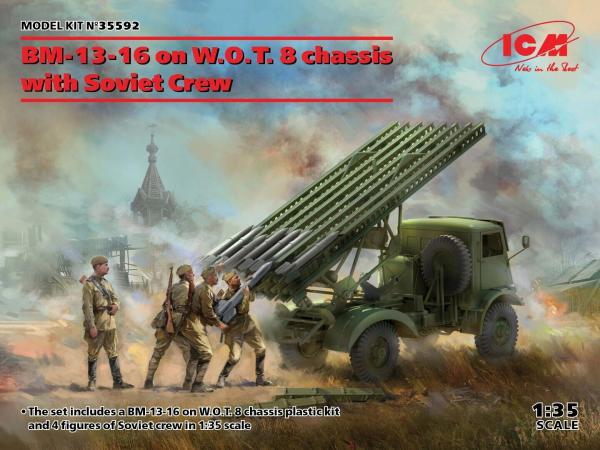 ICM 1/35 BM-13 ON WOT 8 CHASSIS SOVIETS