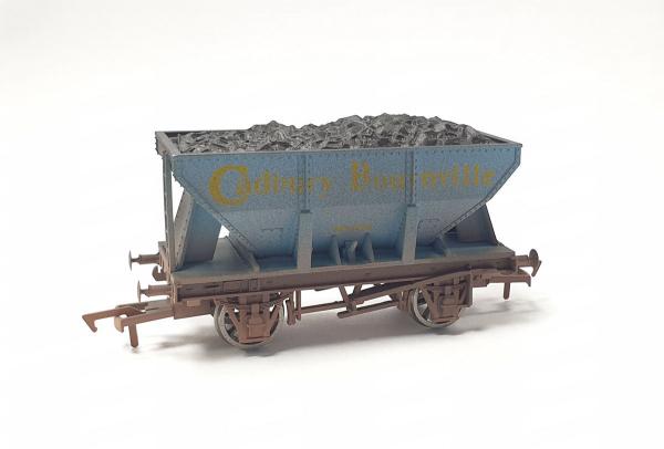 DAPOL 24T HOPPER CADBURY WTHRD OO