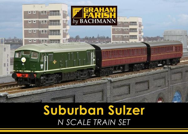 FARISH SUBURBAN SULZER TRAIN STET N