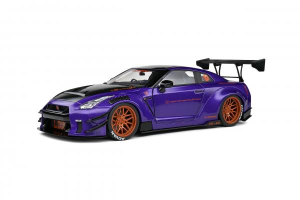 SOLIDO 1/18 NISSAN GTR R35 L/WALK PURP