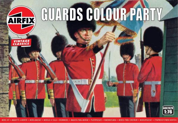 AIRFIX 1/76 GUARDS COLOUR PARTY FIGURES